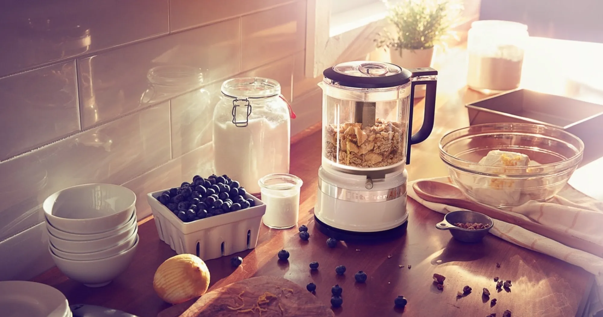 Кухонний мінікомбайн KitchenAid 1,2 л (Cream)