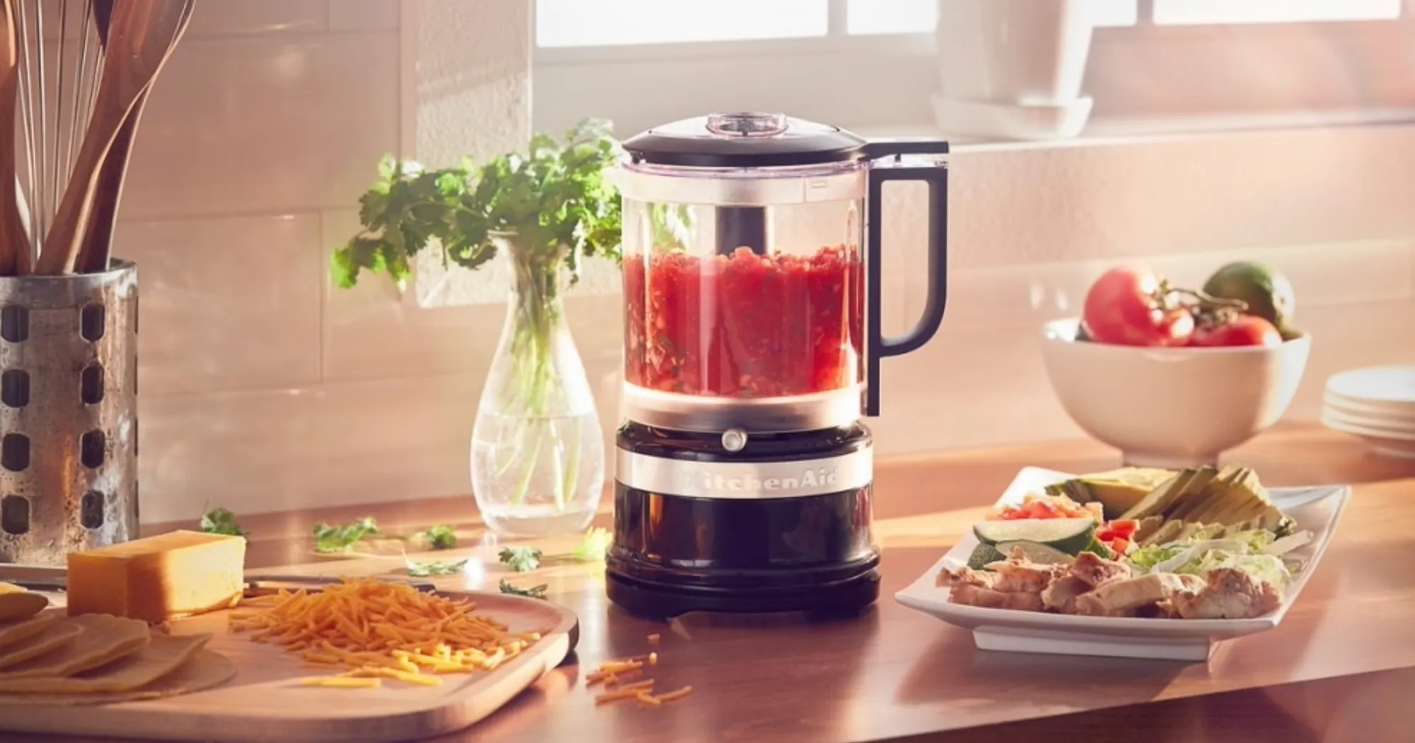 Кухонний мінікомбайн KitchenAid 1,2 л (Cream)
