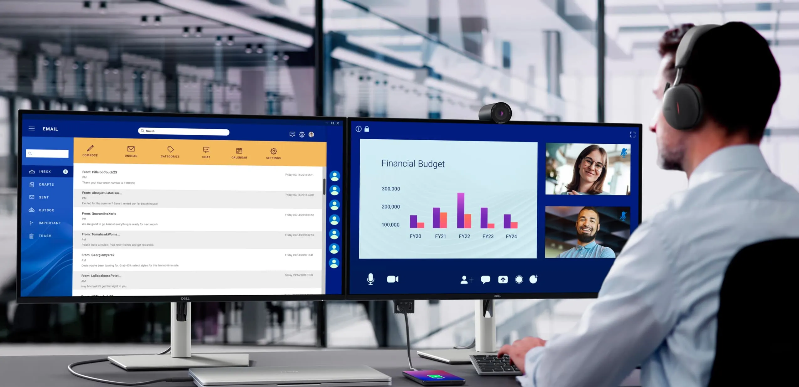 Монітор Dell 27" P2725QE (210-BRDS) (UA)