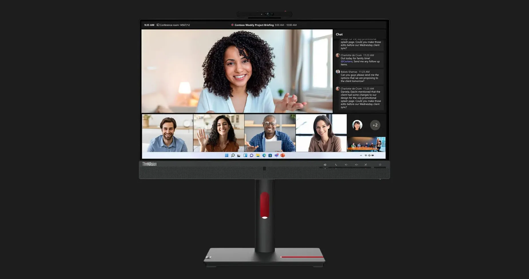Монітор Lenovo 23.8" T24mv-30 IPS 75Hz 63D7UAT3UA (UA)