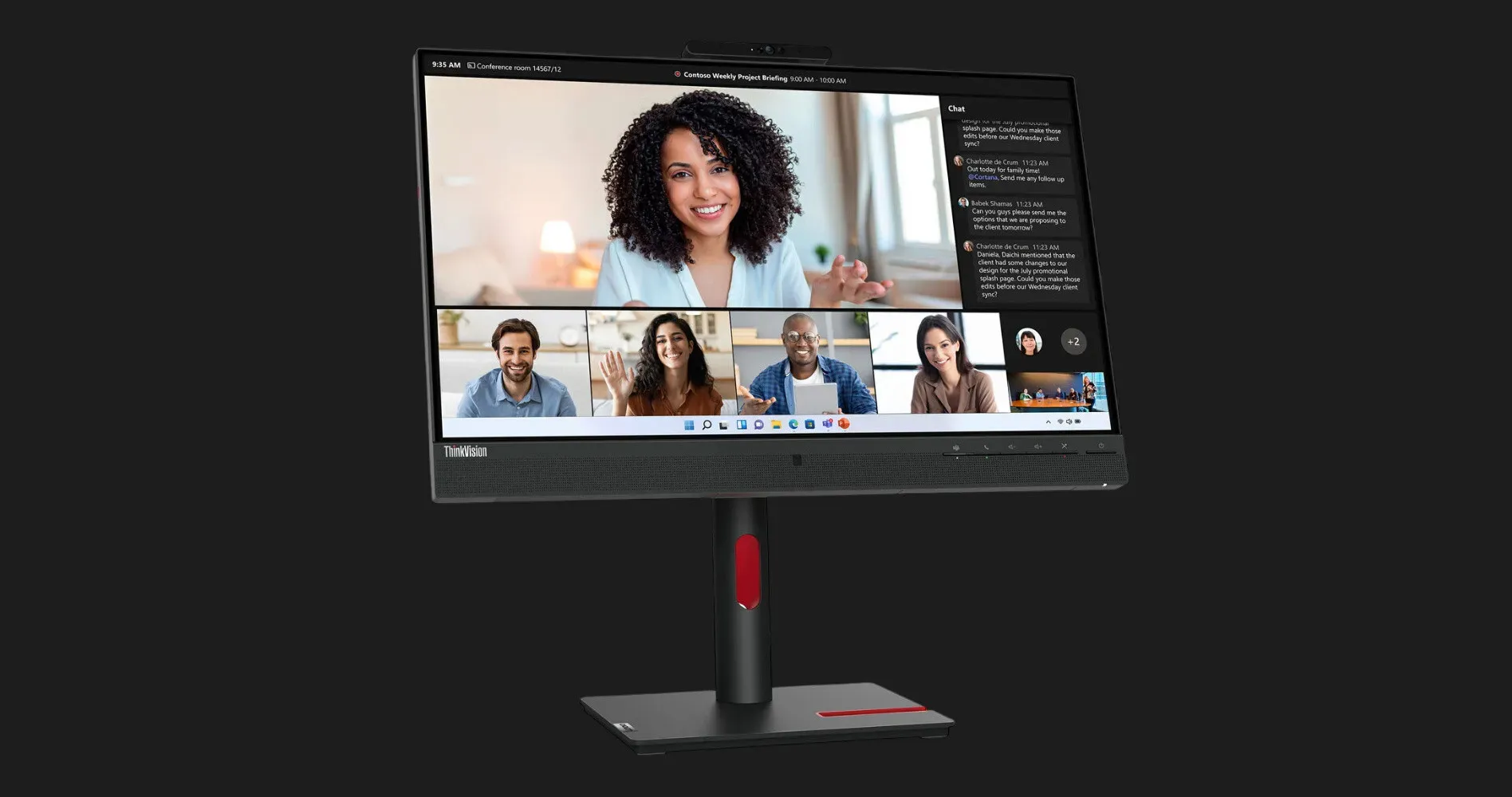 Монітор Lenovo 23.8" T24mv-30 IPS 75Hz 63D7UAT3UA (UA)
