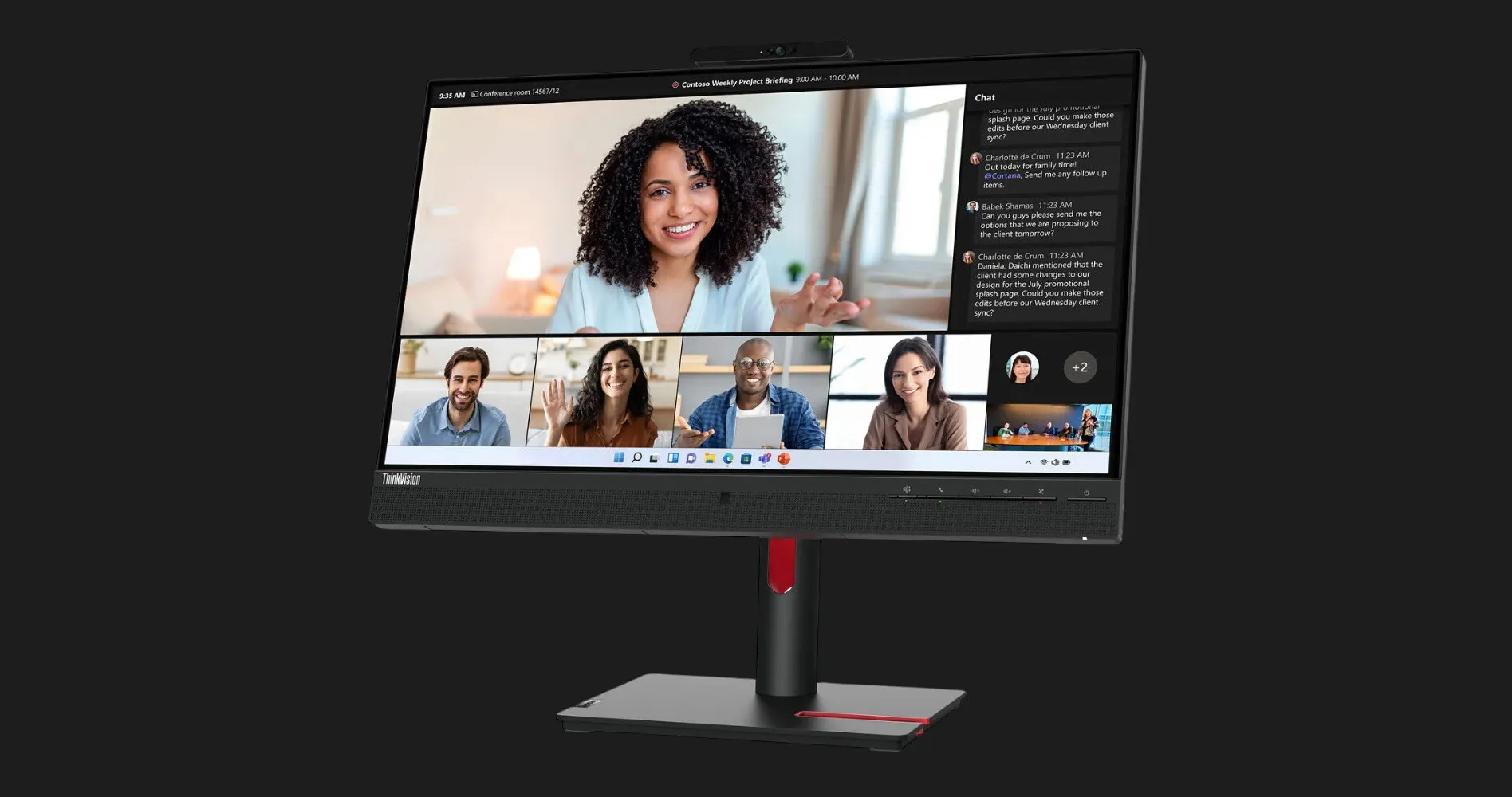 Монітор Lenovo 23.8" T24mv-30 IPS 75Hz 63D7UAT3UA (UA)
