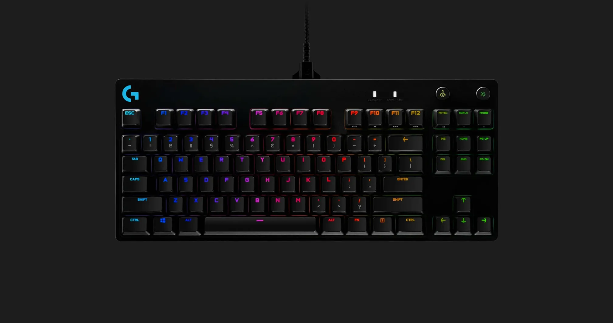 Клавіатура ігрова Logitech G PRO TKL Corded Mechanical Gaming (Black) (EU)