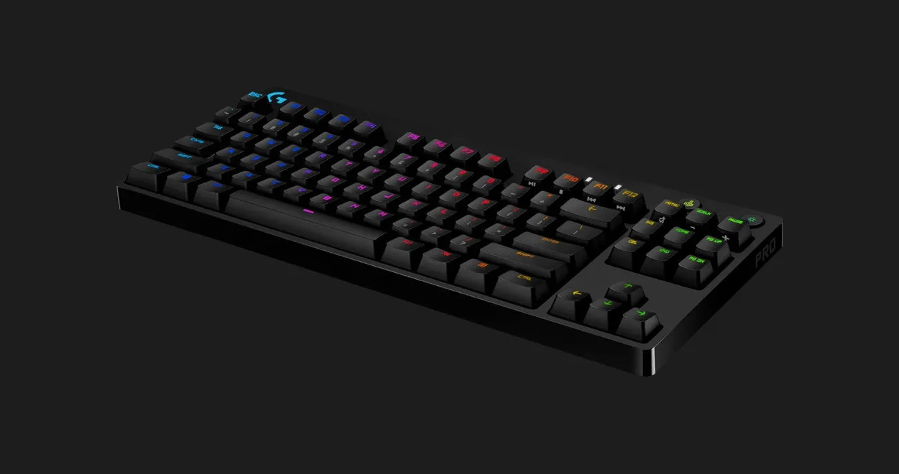 Клавіатура ігрова Logitech G PRO TKL Corded Mechanical Gaming (Black) (EU)