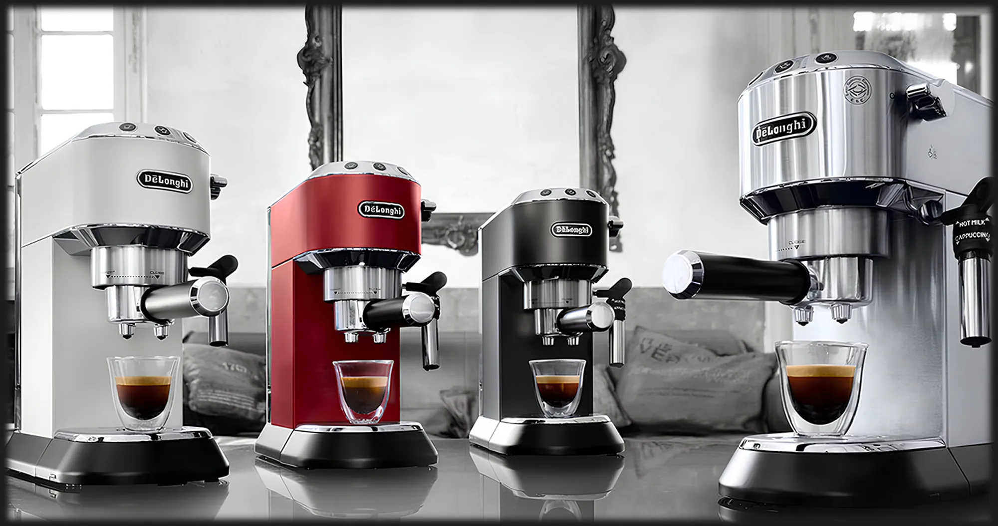 Ріжкова кавоварка Delonghi Dedica (Black)
