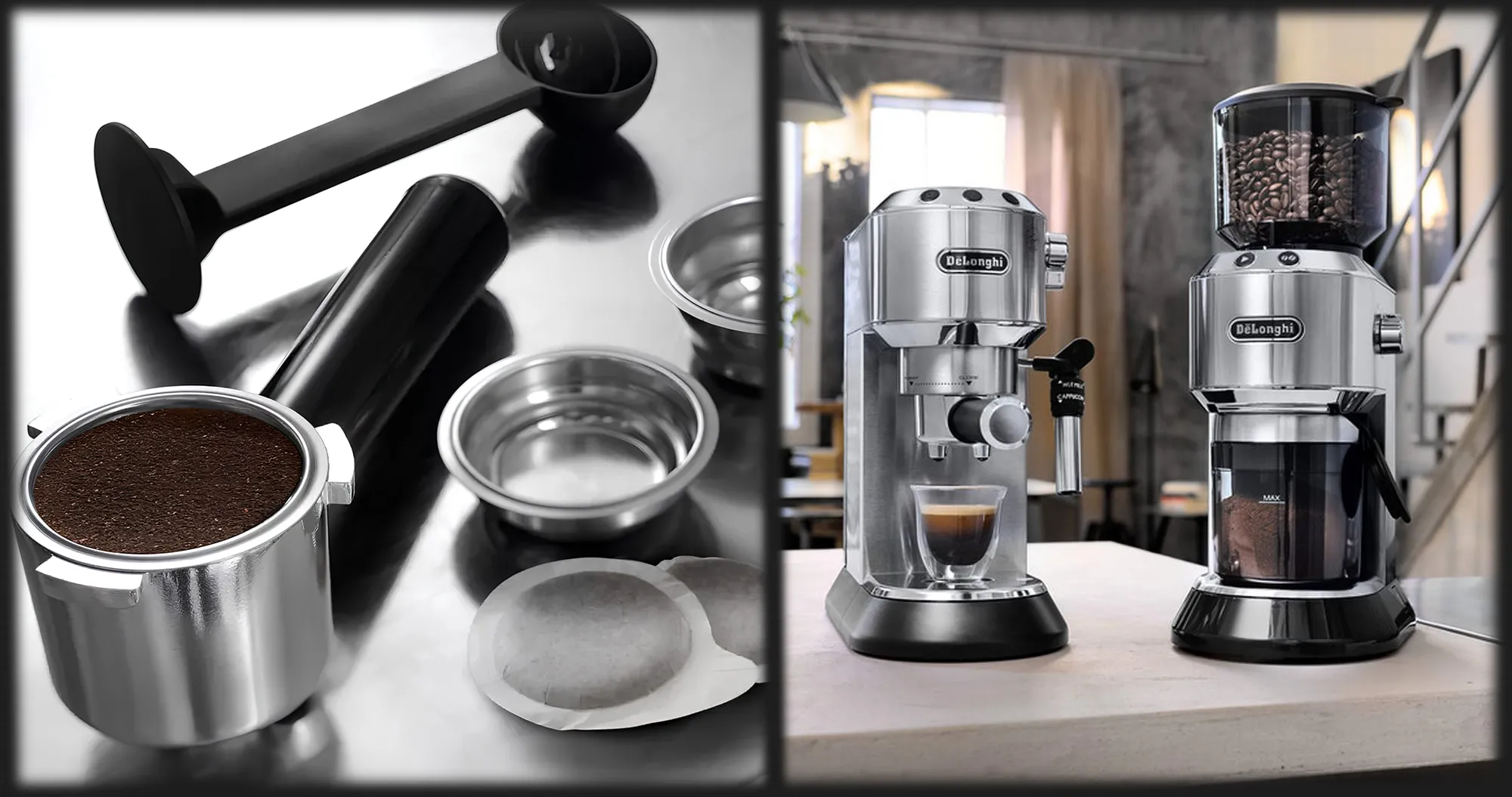 Ріжкова кавоварка Delonghi Dedica (Black)