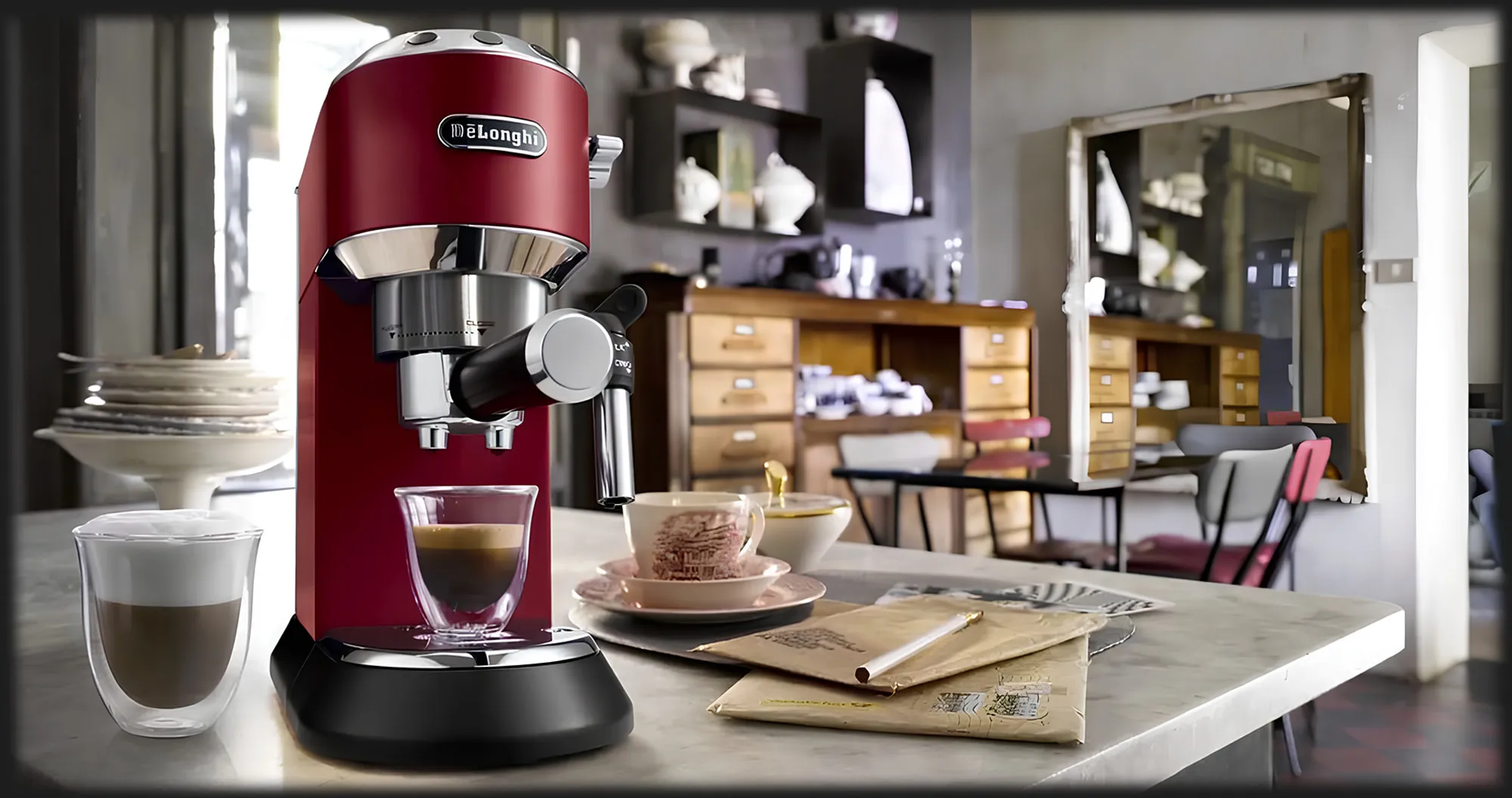 Ріжкова кавоварка Delonghi Dedica (Black)