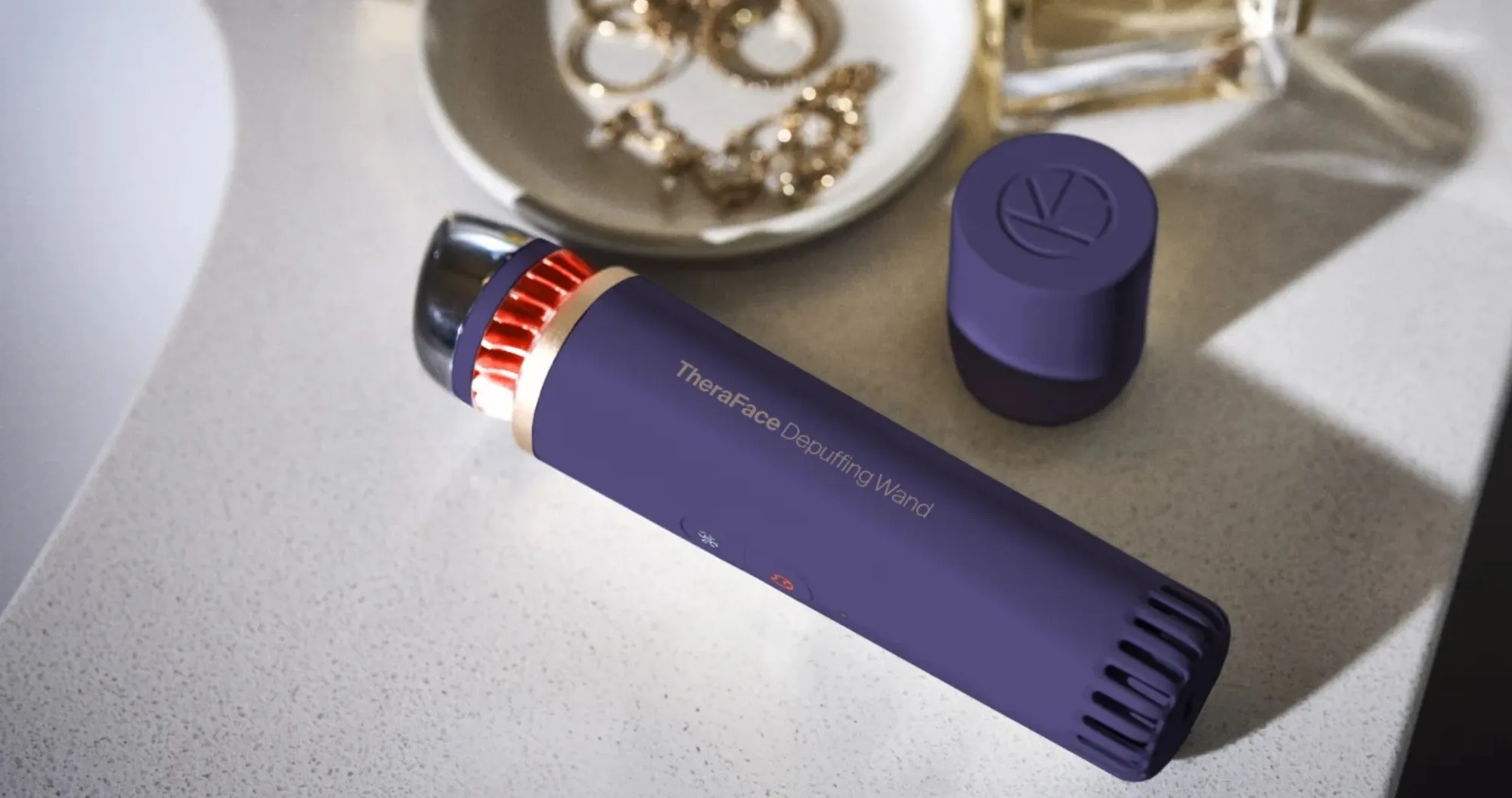 Пристрій для догляду за обличчям TheraFace Depuffing Wand (TF0004132-3A40) (Indigo)