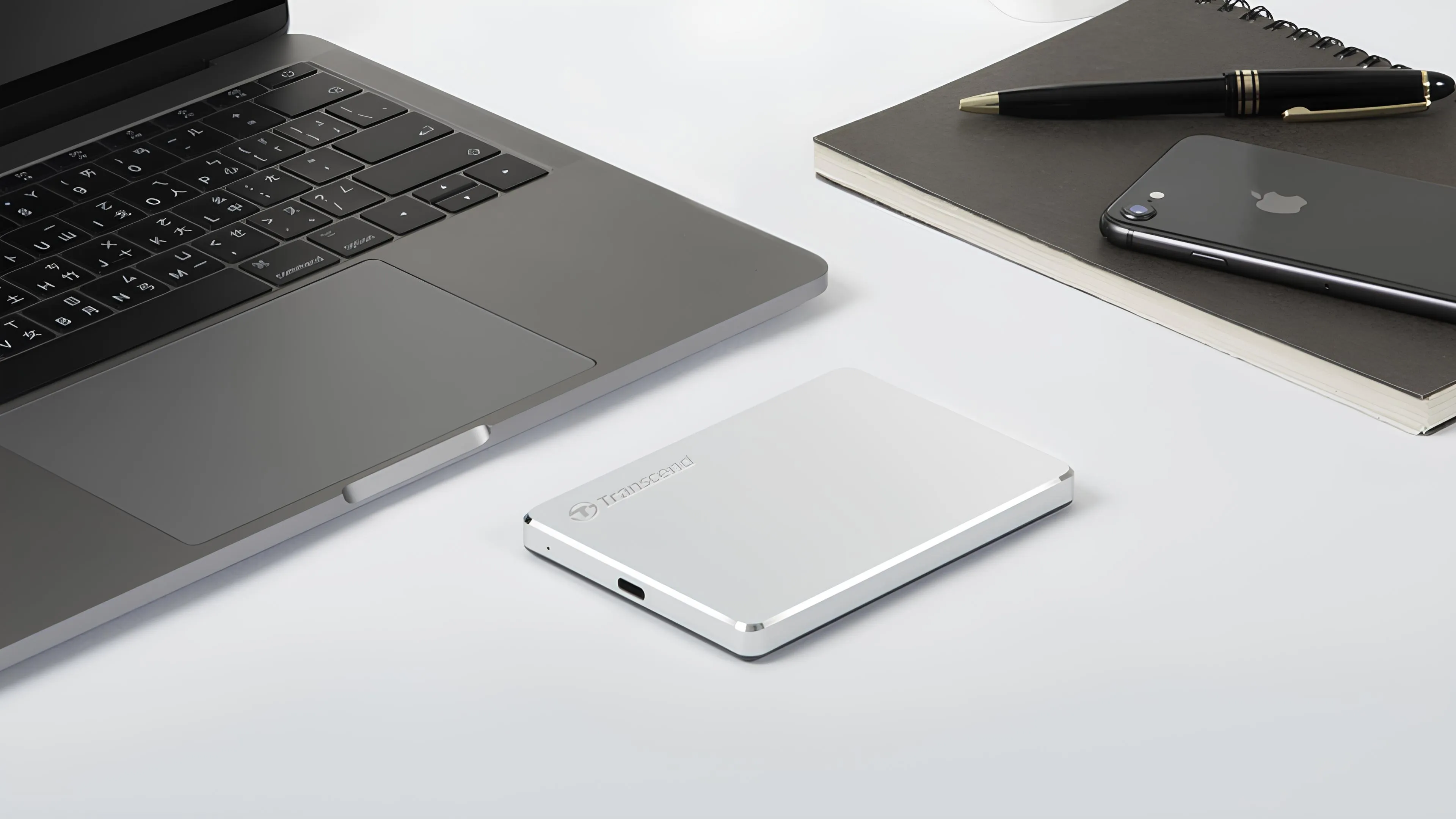 Портативний жорсткий диск Transcend 2TB USB 3.1 Type-C StoreJet 25C3S (Silver)