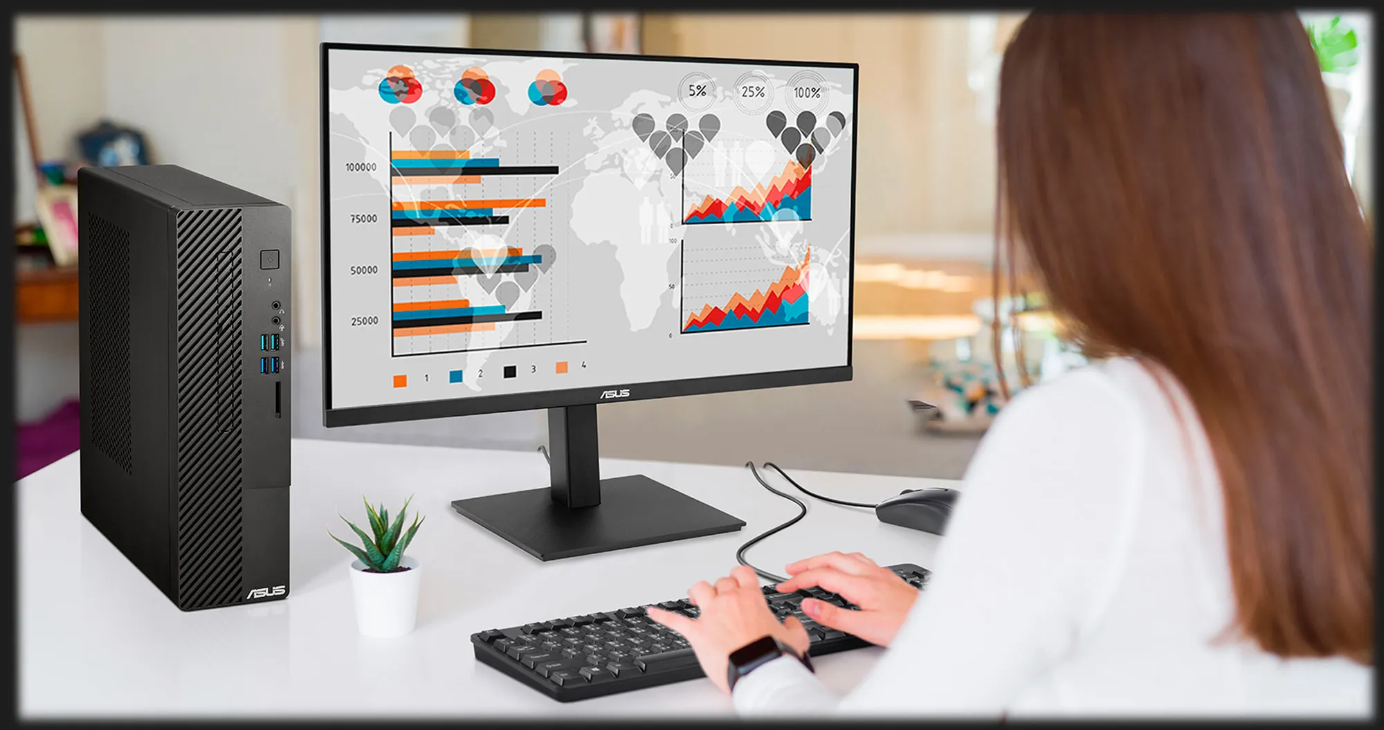 Монітор ASUS 27" VA27UCPS IPS 60Hz 90LM09WJ-B03170 (UA)