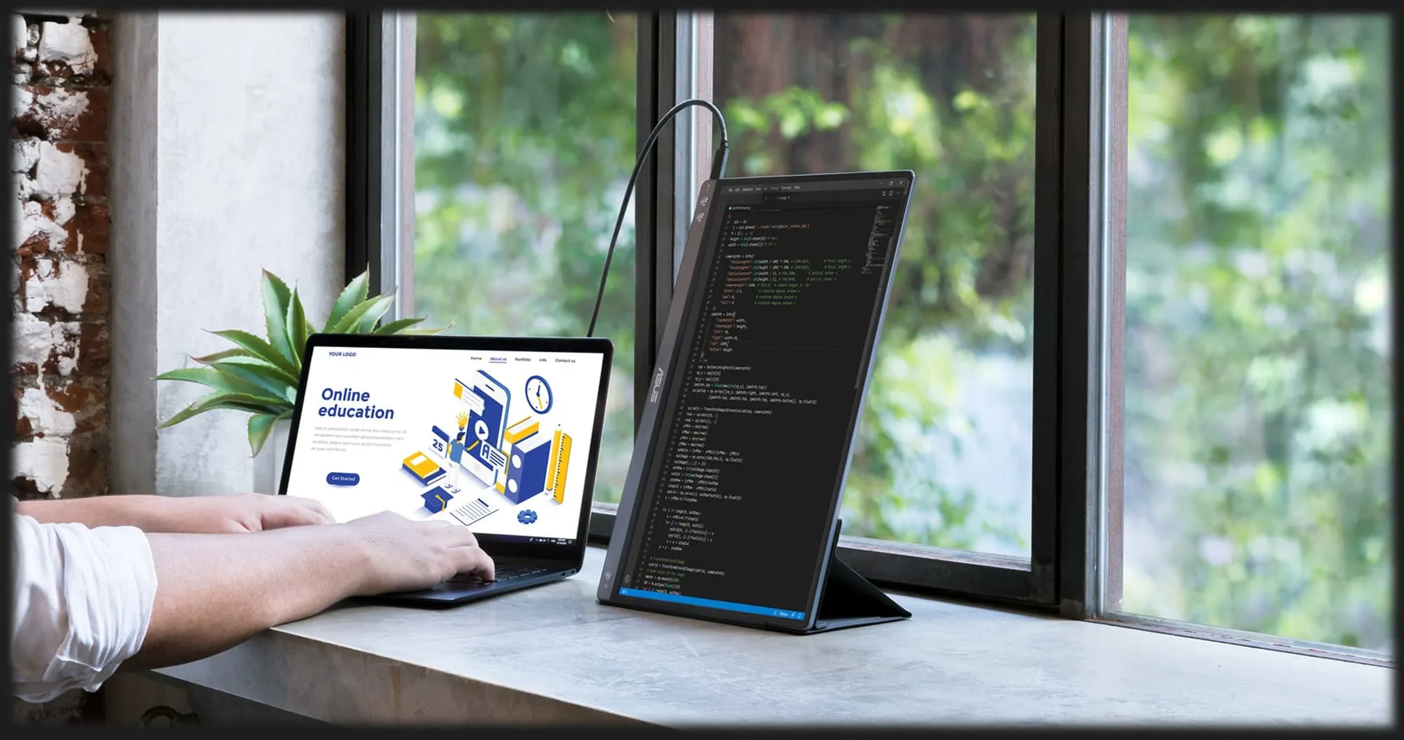 Портативний монітор ASUS 15.6" MB16ACE IPS 60Hz 90LM0381-B04170 (UA)