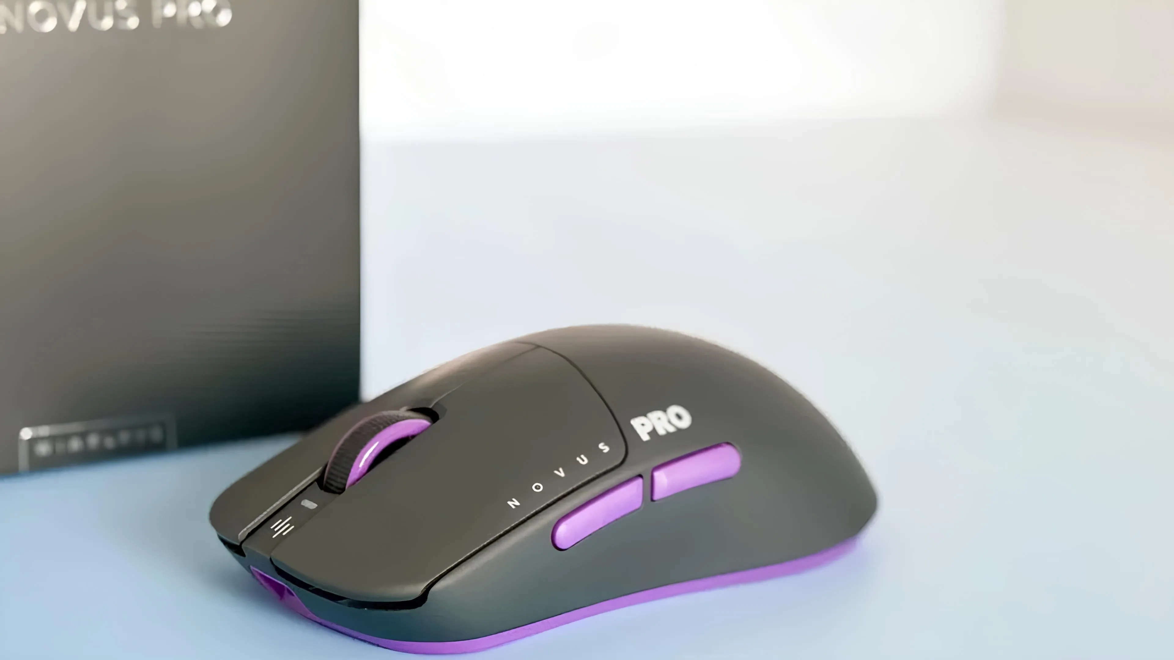 Ігрова миша Dark Project Novus Pro (Black/Violet) (UA)