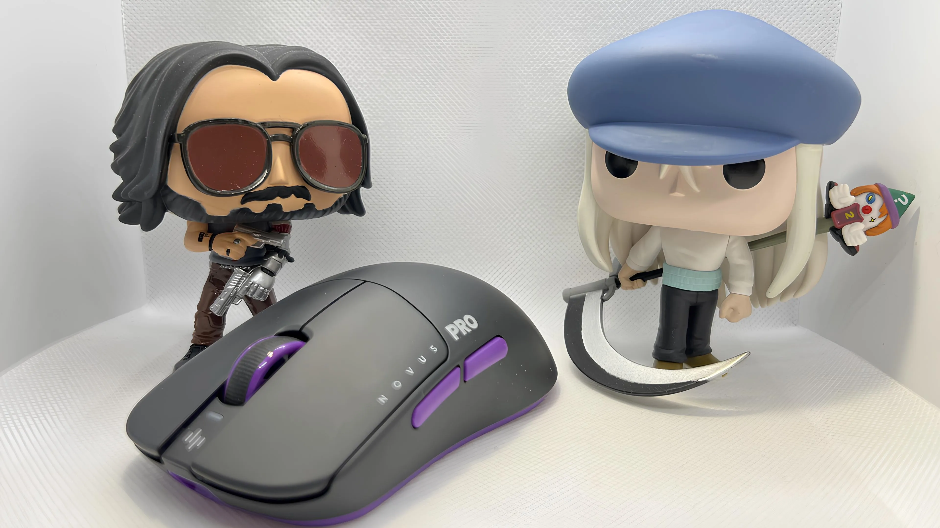 Ігрова миша Dark Project Novus Pro (Black/Violet) (UA)