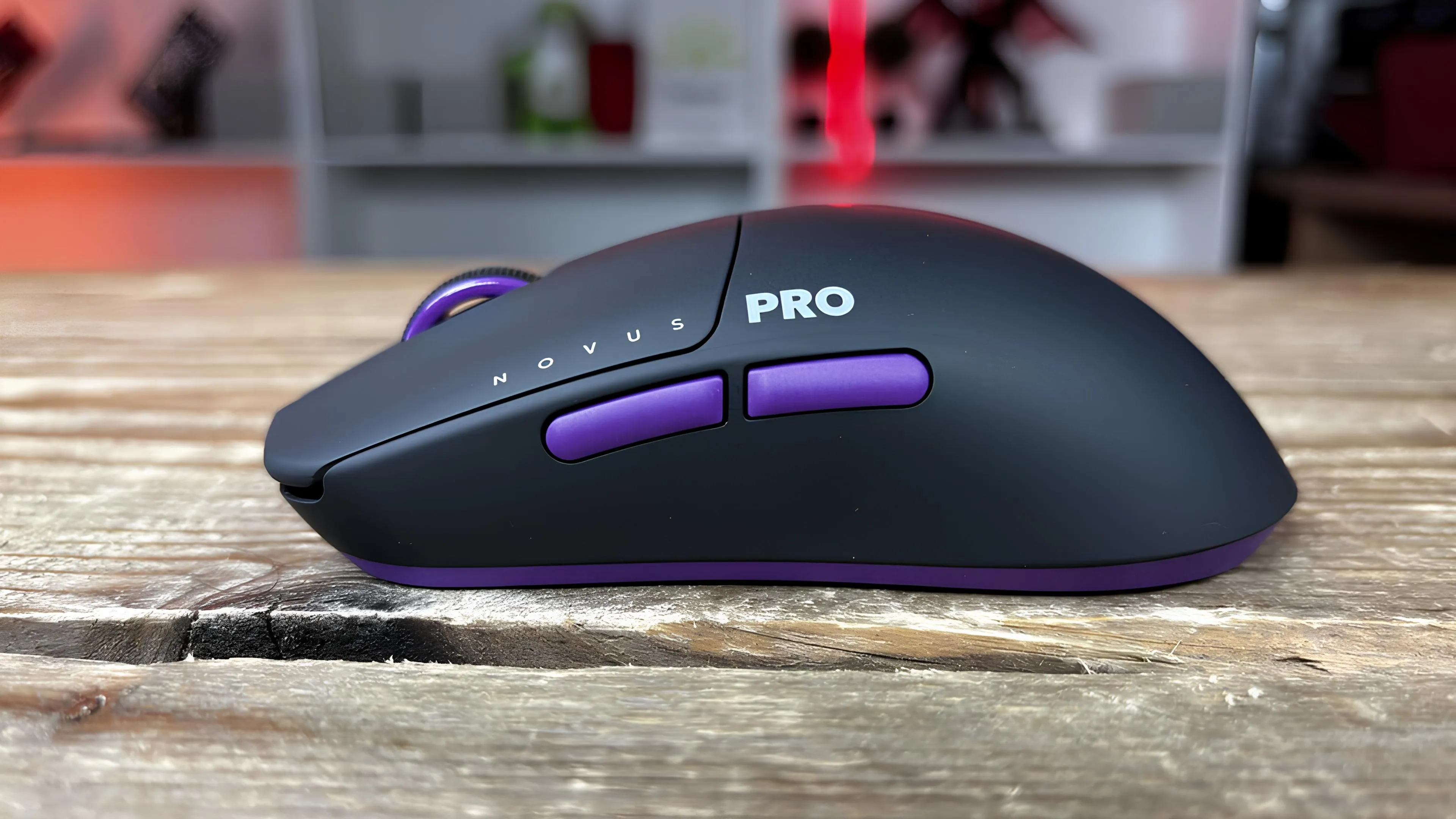 Ігрова миша Dark Project Novus Pro (Black/Violet) (UA)