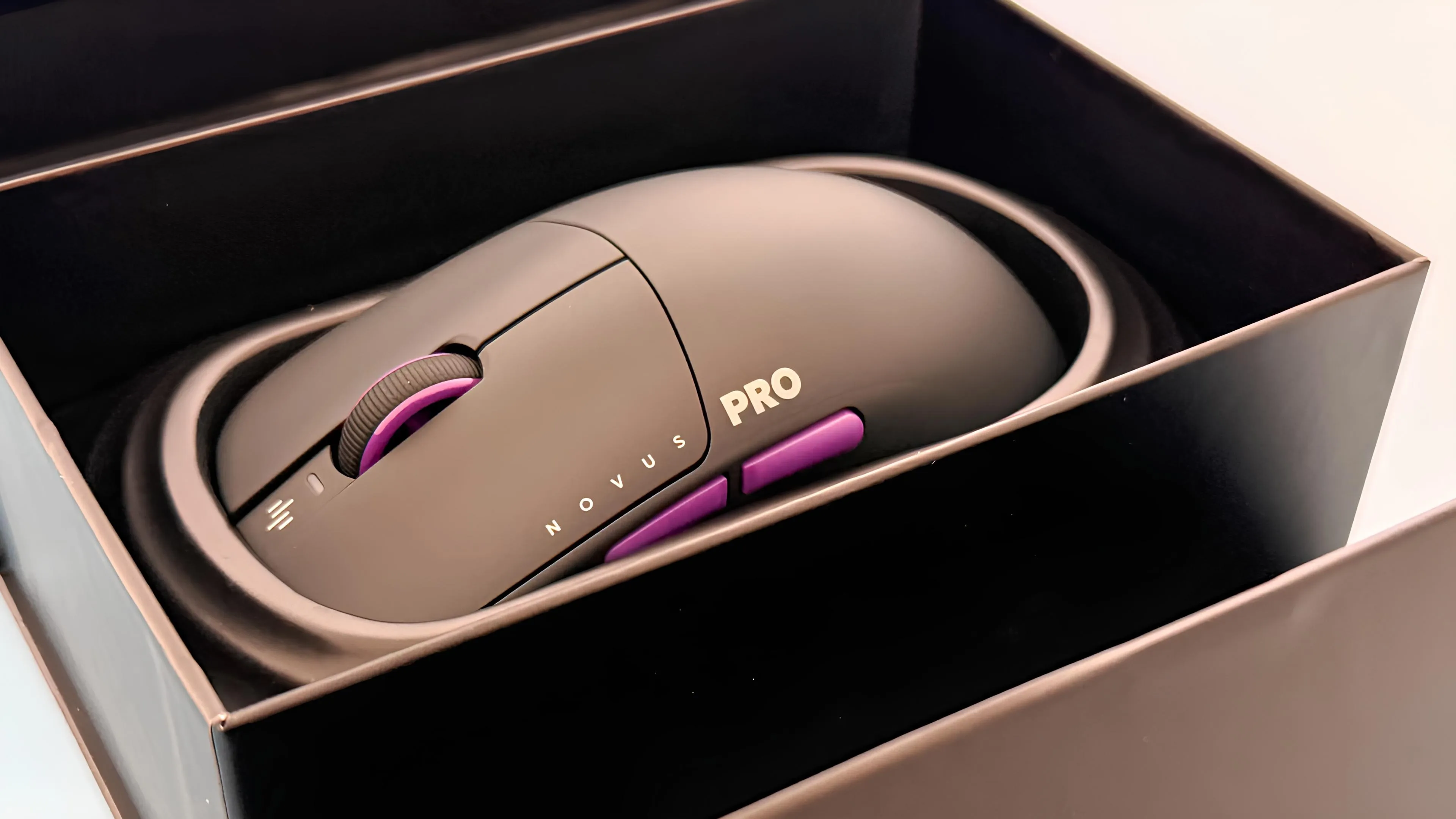 Ігрова миша Dark Project Novus Pro (Black/Violet) (UA)