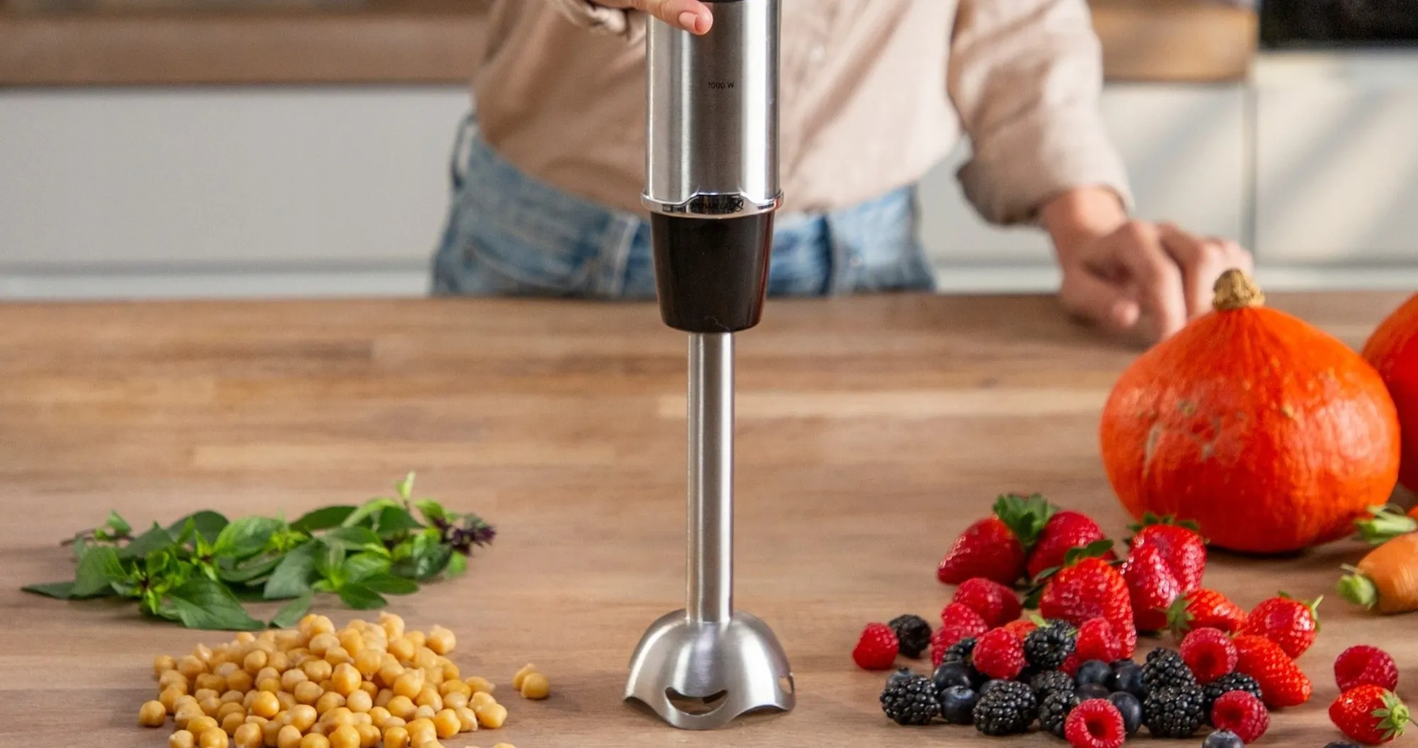 Блендер занурювальний Tefal Quickchef + HB672830