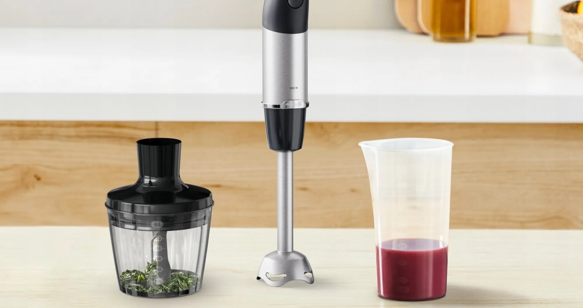 Блендер занурювальний Tefal Quickchef + HB672830