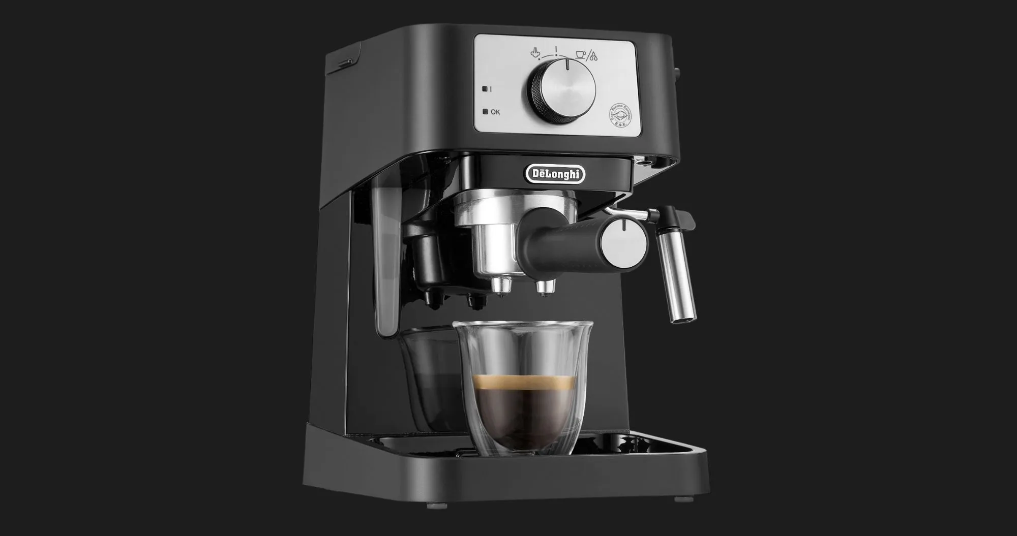 Ріжкова кавоварка DeLonghi Stilosa (Black) (EC260BK)