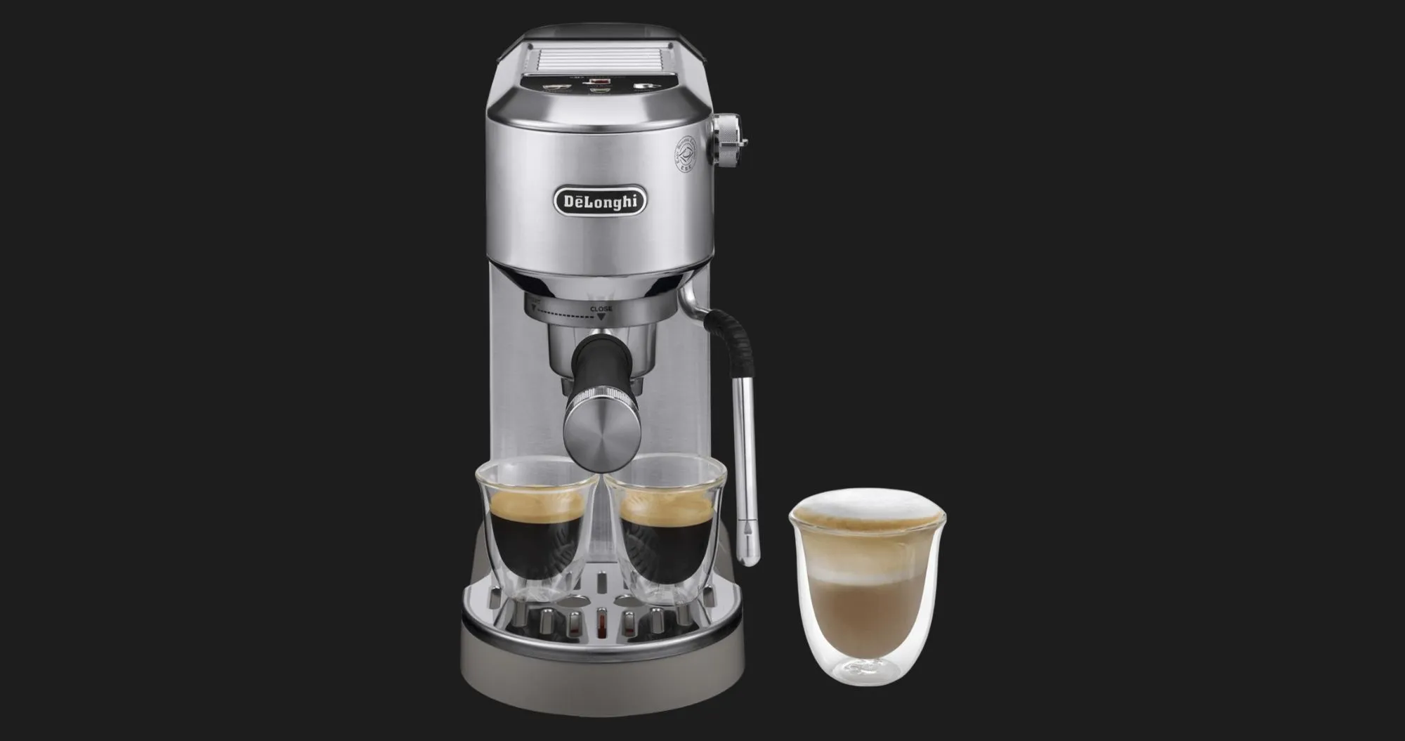 Ріжкова кавоварка DeLonghi Dedica Duo (Metallic) (EC890.M)
