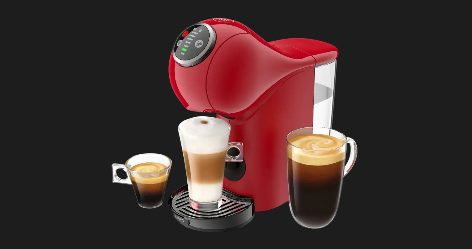 Кавоварка капсульна Krups Genio S Plus (Red) (KP340510)