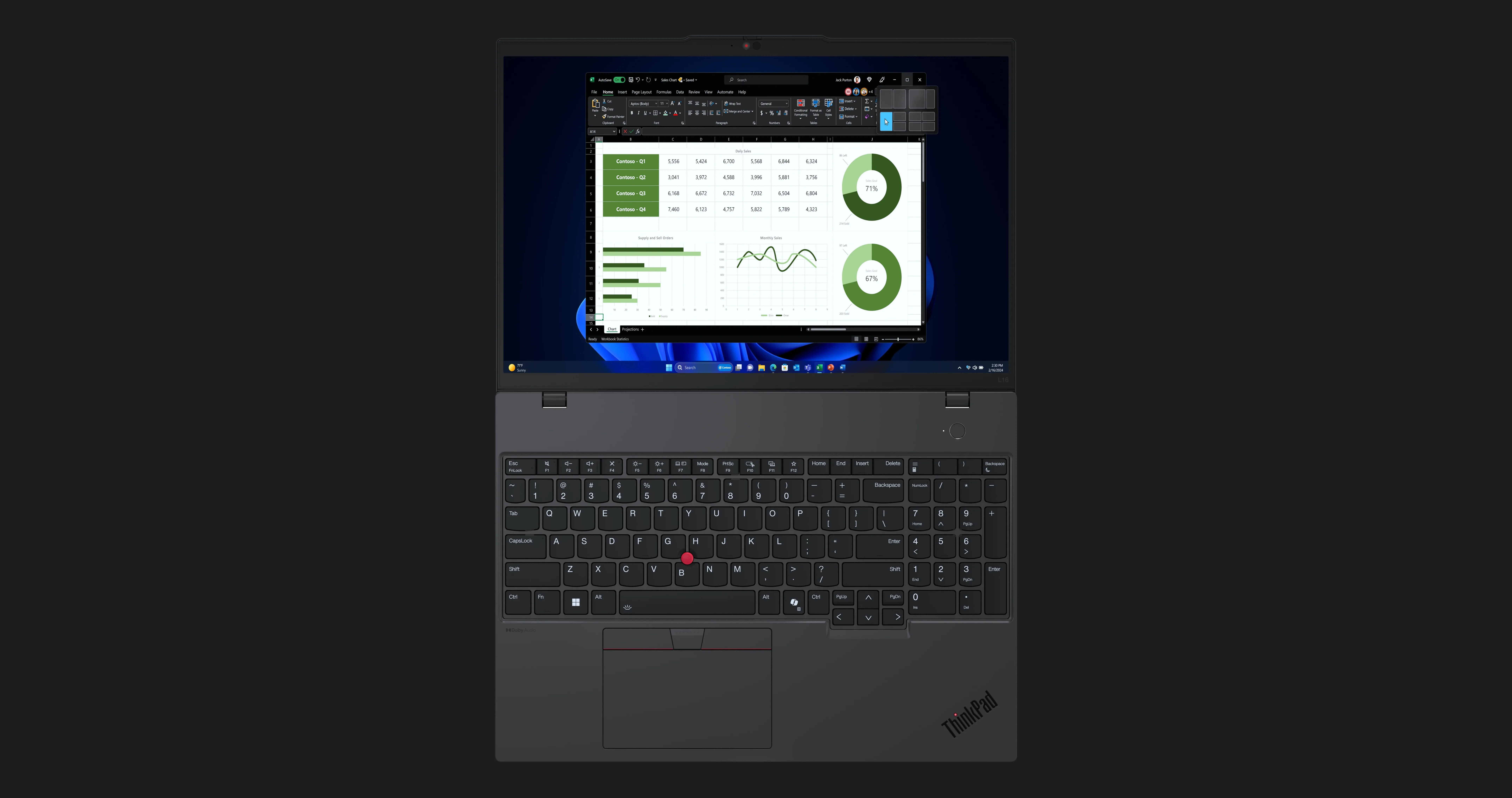 Ноутбук Lenovo ThinkPad L16 Gen 1 16