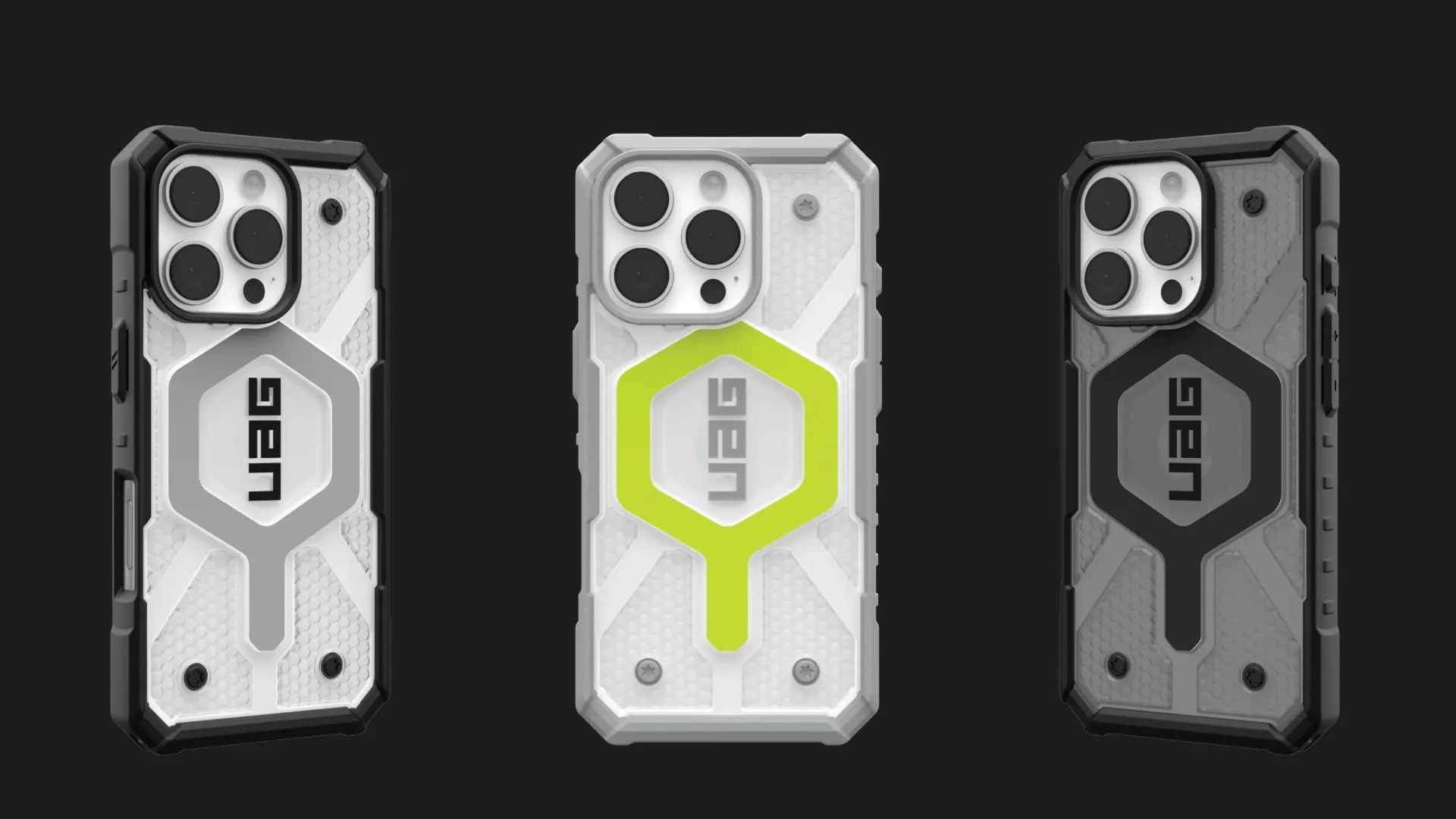 Чохол UAG Pathfinder Clear MagSafe для iPhone 17 (Ice/Silver)