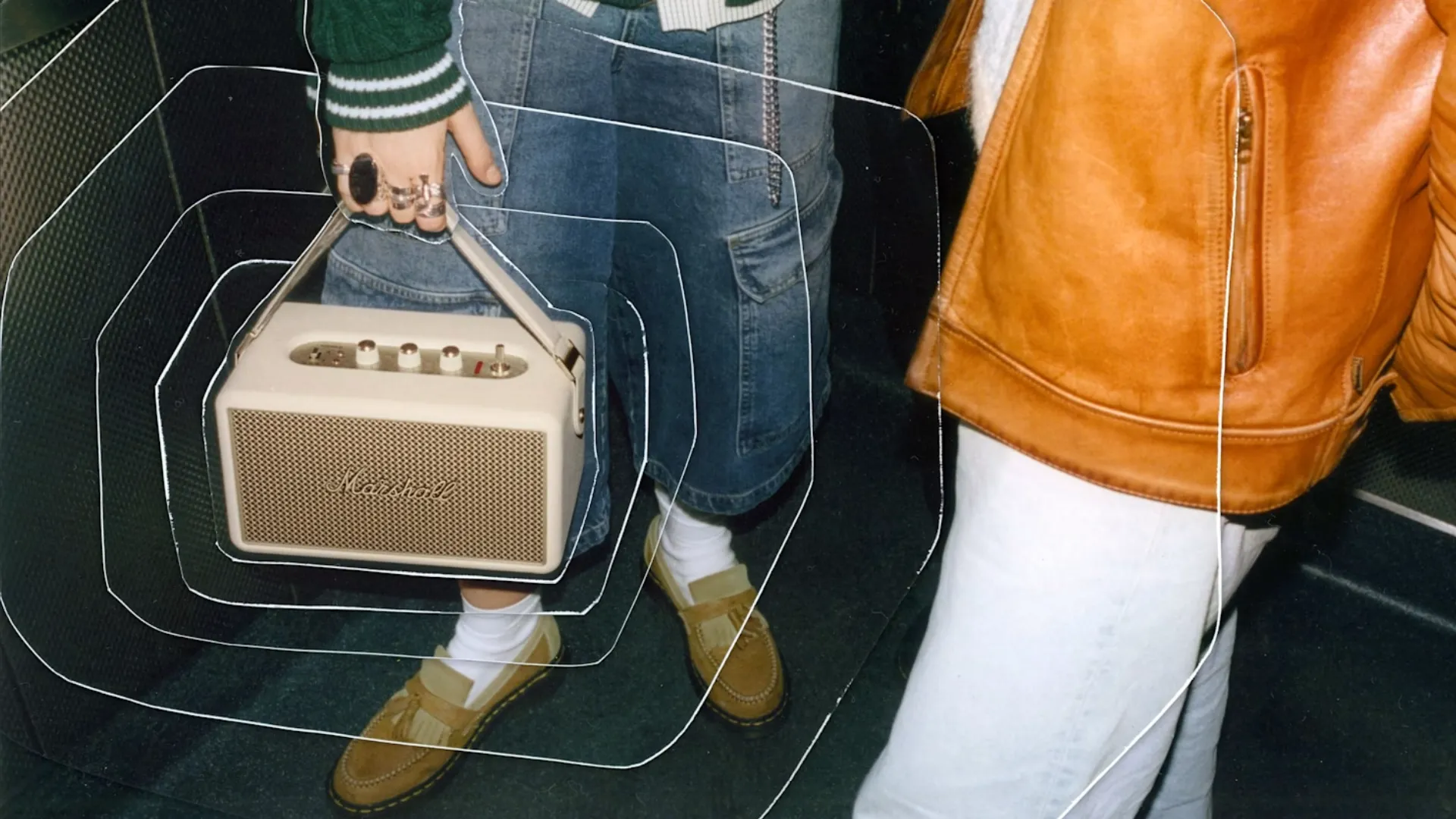 Акустика Marshall Portable Speaker Kilburn III (Black and Brass)