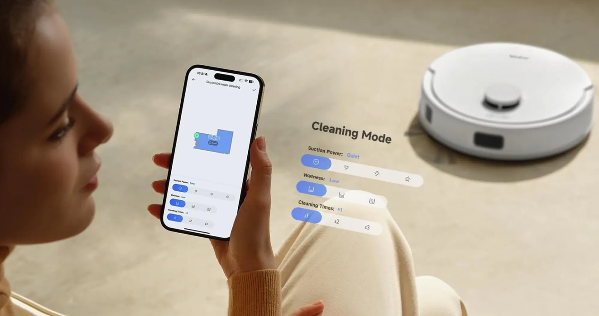 Робот-пилосос Mova E20 Plus (White)