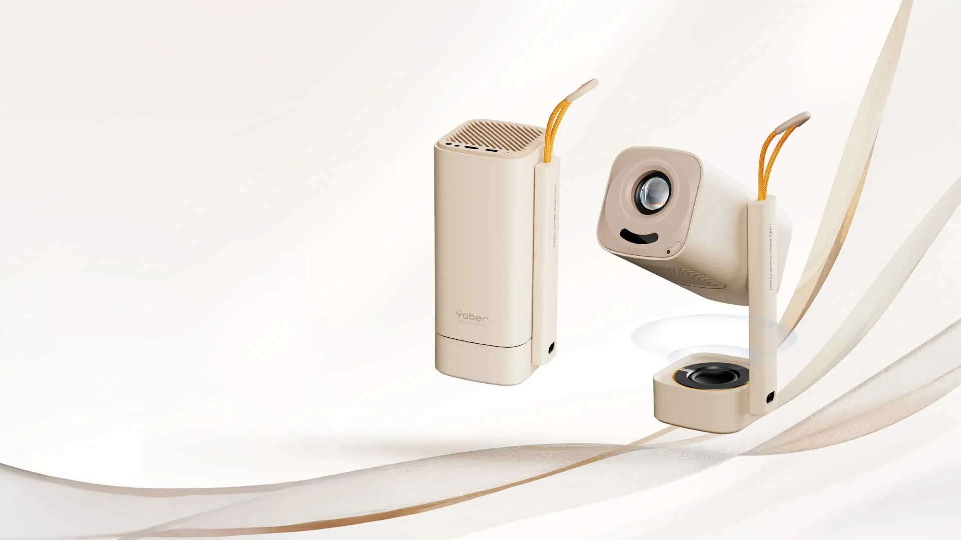 Портативний проектор Yaber T1 Pro (Beige) (UA)