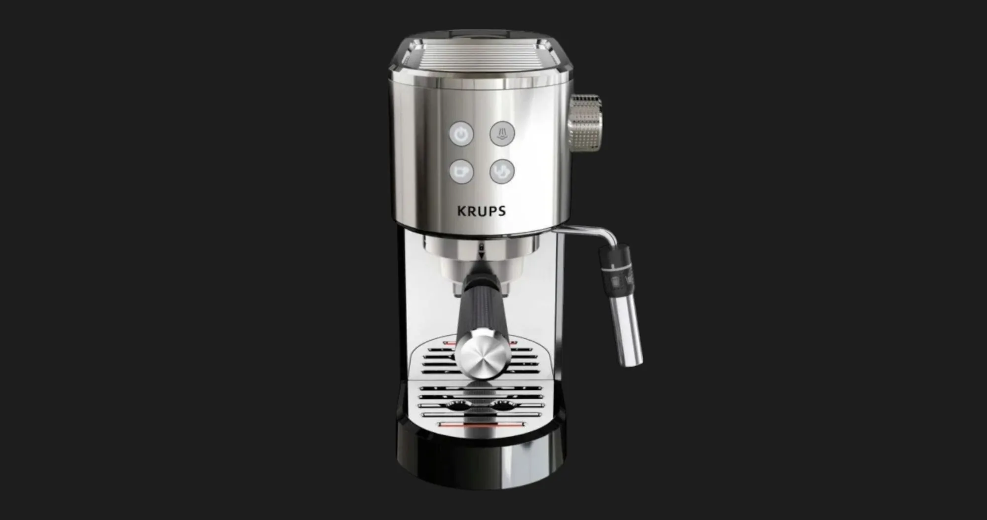 Ріжкова кавоварка Krups (XP444C10) (Stainless Steel)