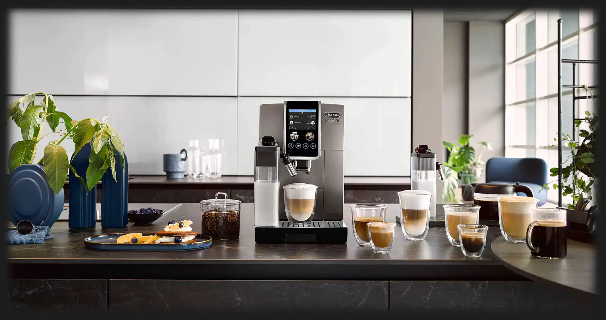 Кавомашина Delonghi Dinamica Plus (Gray/Black)