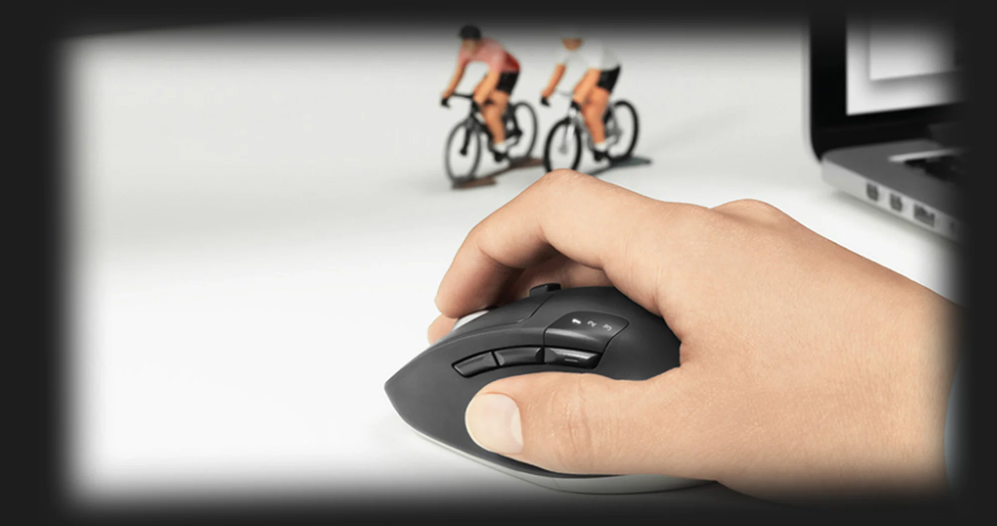 Миша бездротова Logitech M720 Triathlon USB (Black) (EU)